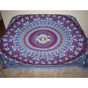 New Grateful Dead Dancing Bears Blue Purple Red Wall Hanging Tapestry 90X60 Gift